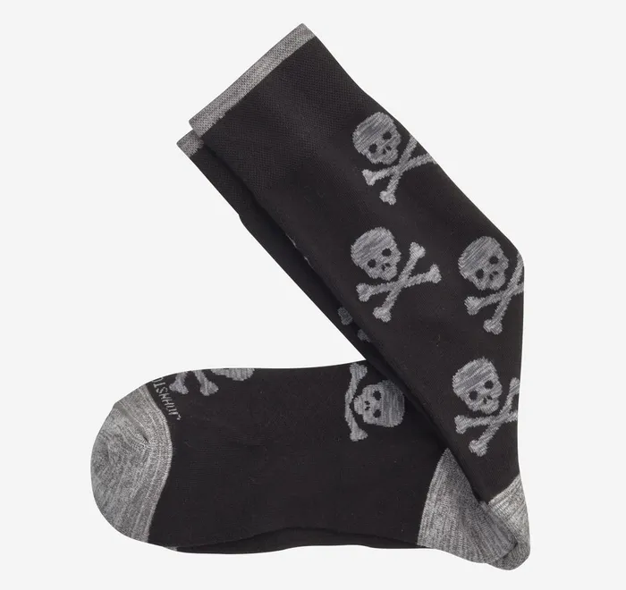 JohnstonandMurphy Socks Space Dye Socks Black Skull 8211 Men
