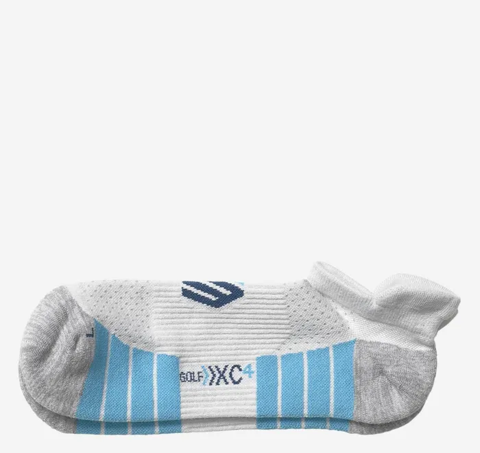 JohnstonandMurphy Socks Xc4 Performance Golf Socks White Multi 8211 MenWomen