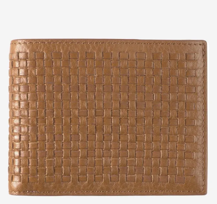 JohnstonandMurphy Wallets Kingston Woven Billfold Brown 8211 Men JohnstonandMurphy Wallets Kingston Woven Billfold Brown 8211 Men