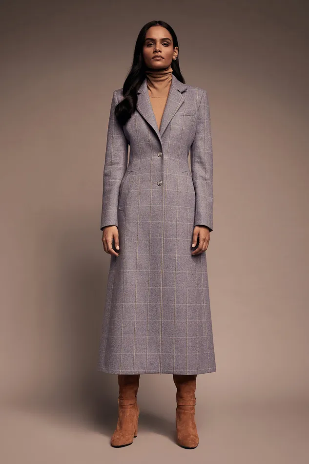 Jubilee Longline Regency Coat Lavender Women Holland Cooper Coats Jubilee Longline Regency Coat Lavender Women Holland Cooper Coats
