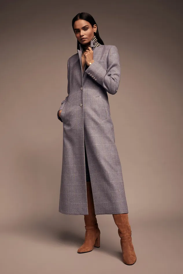 Jubilee Longline Regency Coat Lavender Women Holland Cooper Coats Jubilee Longline Regency Coat Lavender Women Holland Cooper Coats