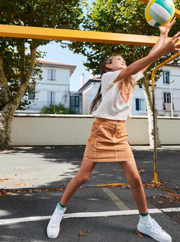 Just Like Magic 8211 Mini Skirt For Girls 4 8211 16 Camel Kids Roxy Skirts and Shorts