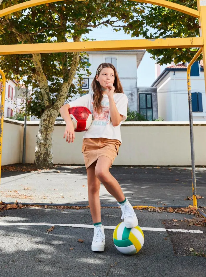 Just Like Magic 8211 Mini Skirt For Girls 4 8211 16 Camel Kids Roxy Skirts and Shorts