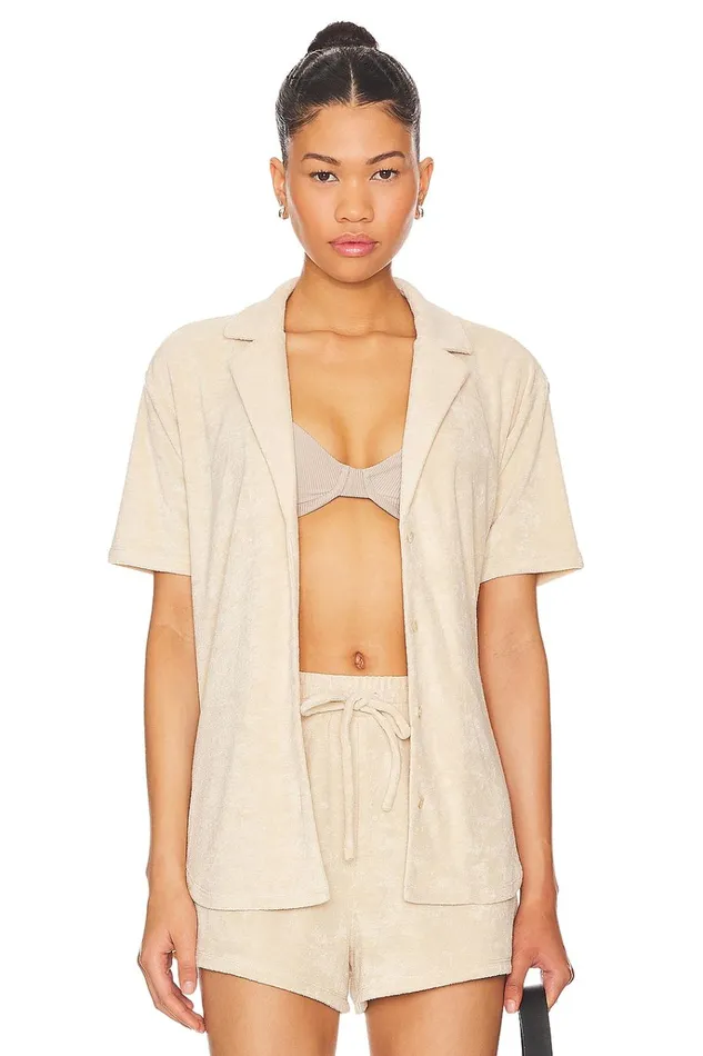 Kaia Top Beige Women Lovers Friends Tops
