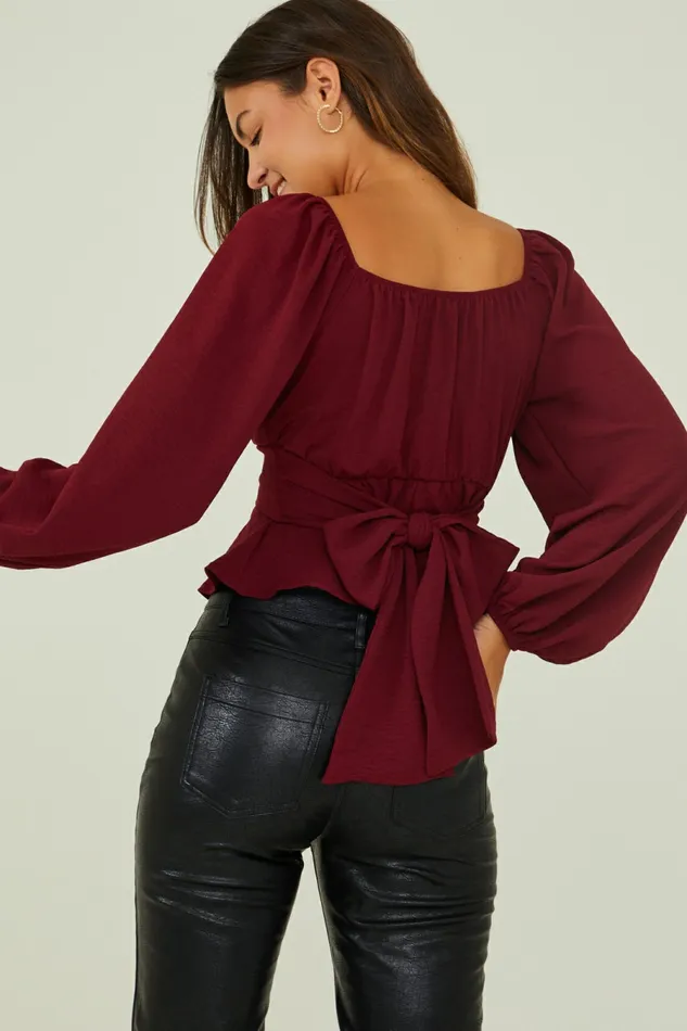 Karina Tie Back Top Blouses Altar8217d State Women