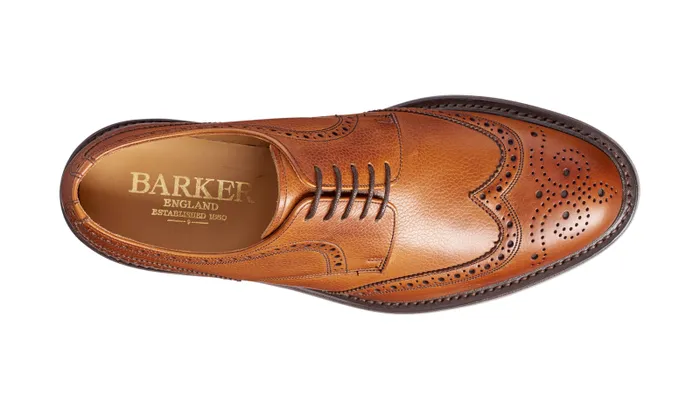 Kelmarsh 8211 Cedar Grain Mens Barker Shoes Mens Derbys