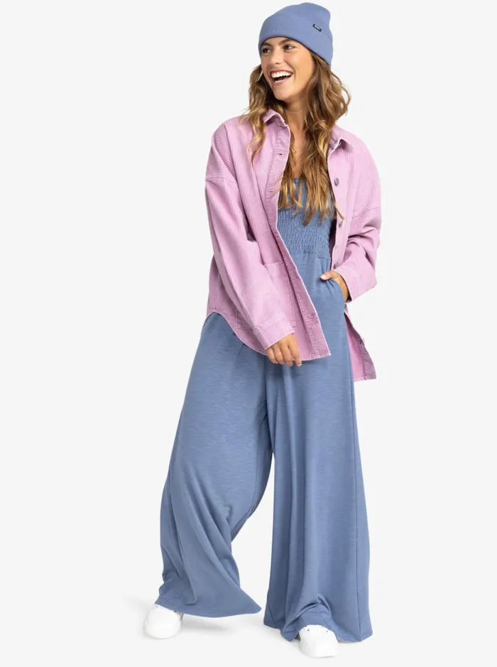 Kick Back 8211 Corduroy Shacket Mauve Orchid Women Roxy Shirts