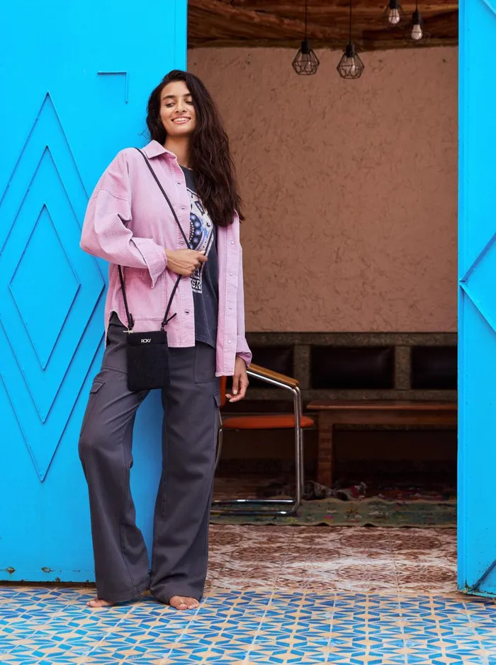 Kick Back 8211 Corduroy Shacket Mauve Orchid Women Roxy Shirts