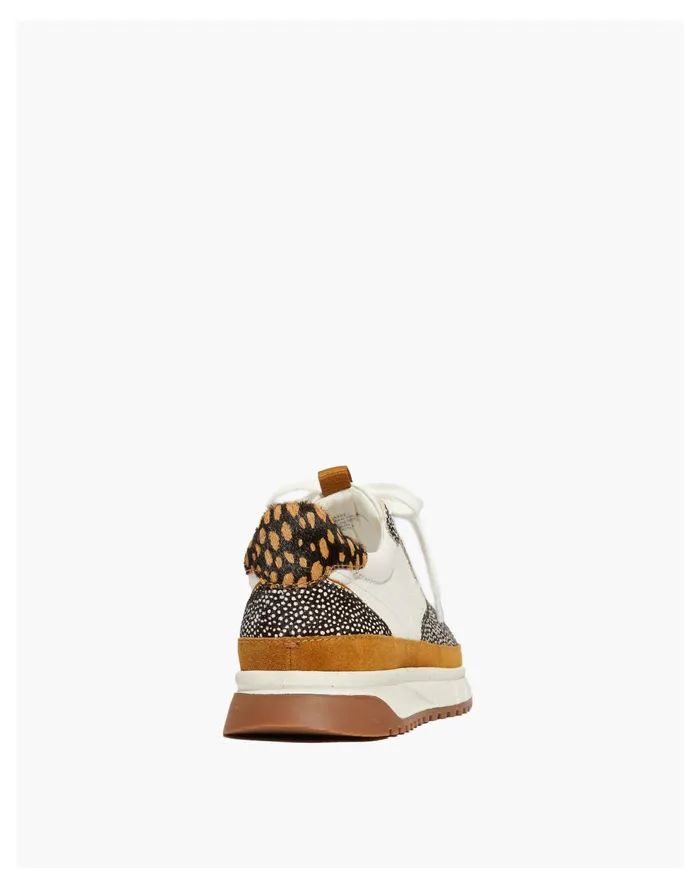 Kickoff Trainer Sneakers In Leather And Spot Mix Calf Hair Olive Grove Multi Women Madewell Sneakers Kickoff Trainer Sneakers In Leather And Spot Mix Calf Hair Olive Grove Multi Women Madewell Sneakers