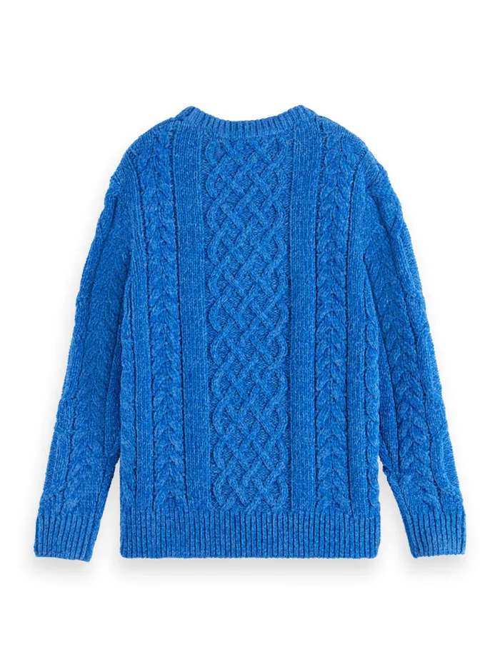 Kids CHENILLE KNIT PULLOVER Military Scotch and Soda Knitwear