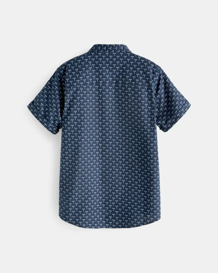Kids IONATAN 8211 T Print Short Sleeve Shirt Navy Ted Baker Tops Kids IONATAN 8211 T Print Short Sleeve Shirt Navy Ted Baker Tops