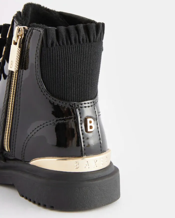Kids KAMILAE 8211 Patent Ankle Boots Black Ted Baker Younger Girls Kids KAMILAE 8211 Patent Ankle Boots Black Ted Baker Younger Girls