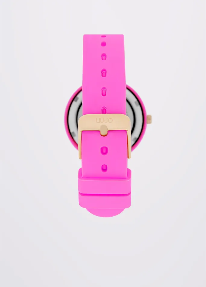 Kids Liujo Accessories and Bags Fuchsia Silicone Watch Fuchsia