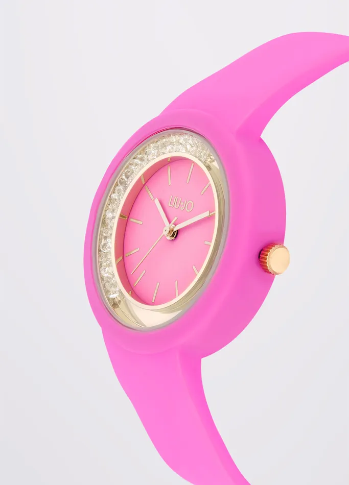 Kids Liujo Accessories and Bags Fuchsia Silicone Watch Fuchsia