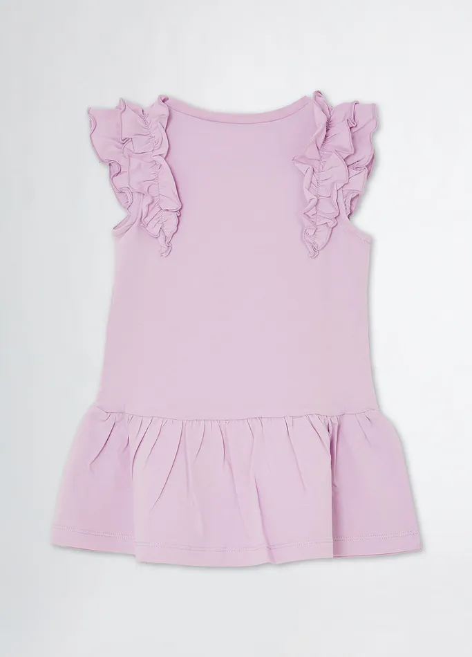 Kids Liujo Dresses and Jumpsuits Dress With Gemstones Wisteria