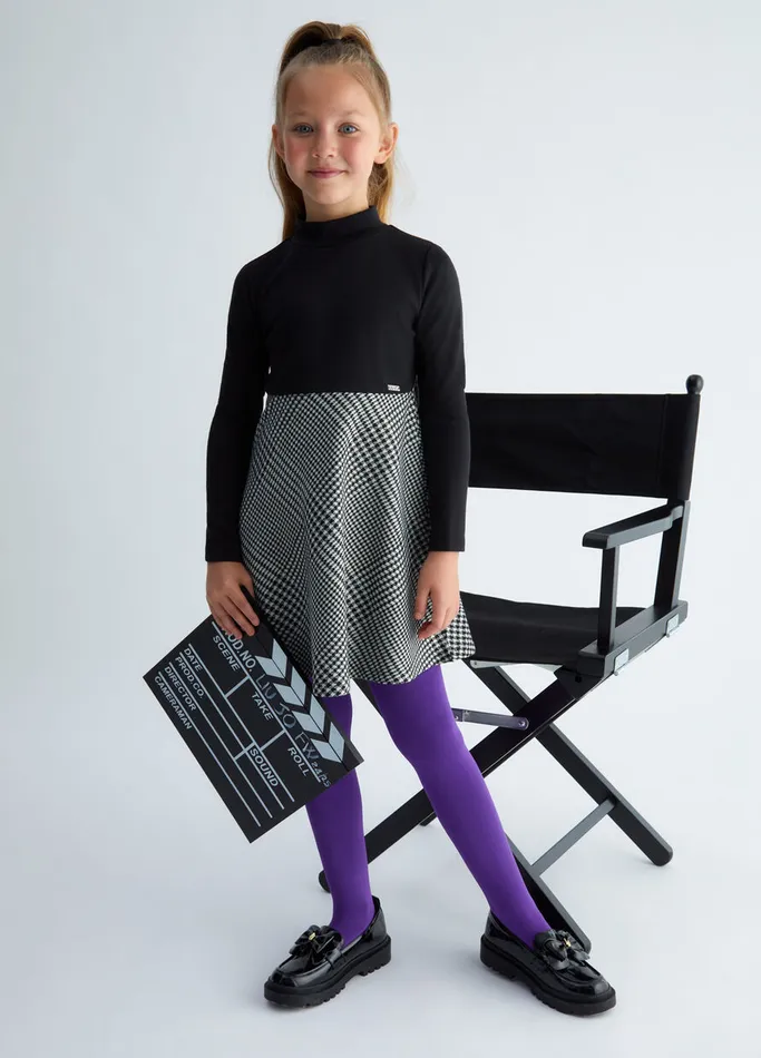 Kids Liujo Dresses and Jumpsuits Jersey Dress With Print Black