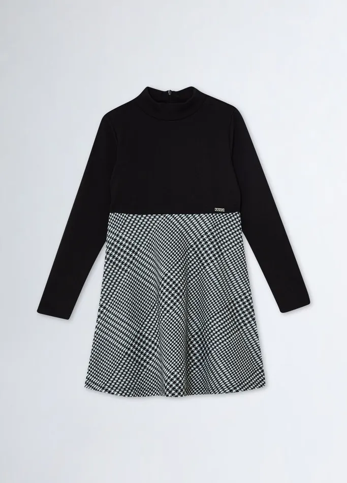 Kids Liujo Dresses and Jumpsuits Jersey Dress With Print Black