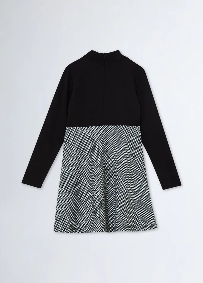 Kids Liujo Dresses and Jumpsuits Jersey Dress With Print Black