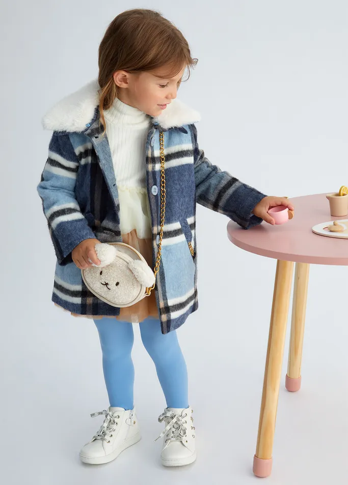 Kids Liujo Dresses and Jumpsuits Knit Dress With Tulle Whitebrown