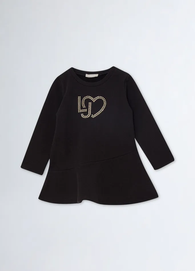 Kids Liujo Dresses and Jumpsuits Sweatshirt Dress Black