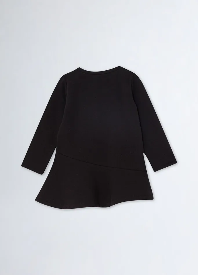 Kids Liujo Dresses and Jumpsuits Sweatshirt Dress Black