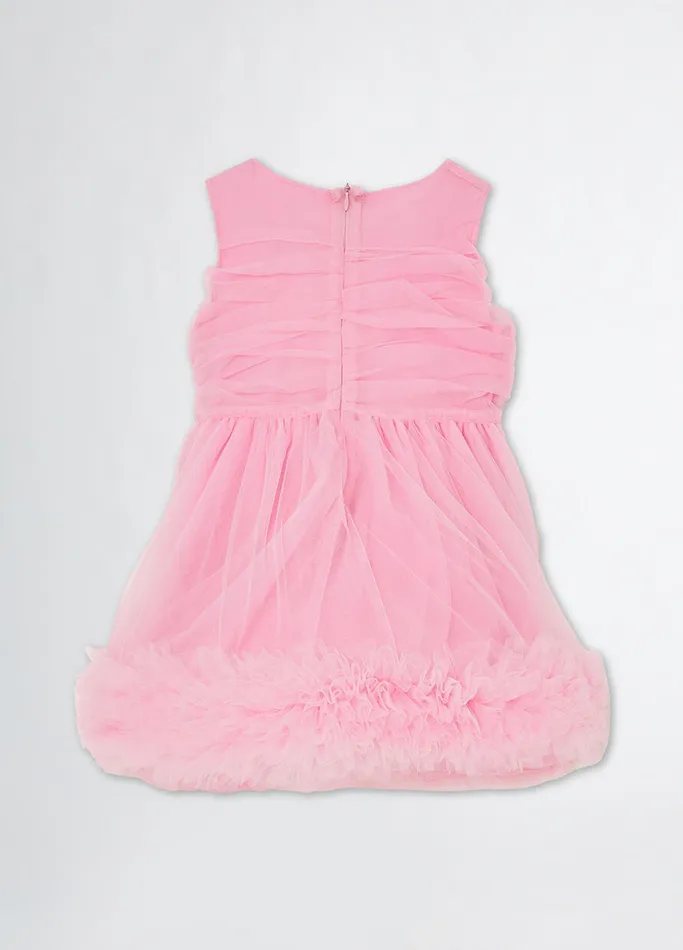 Kids Liujo Dresses and Jumpsuits Tulle Formal Dress Pink