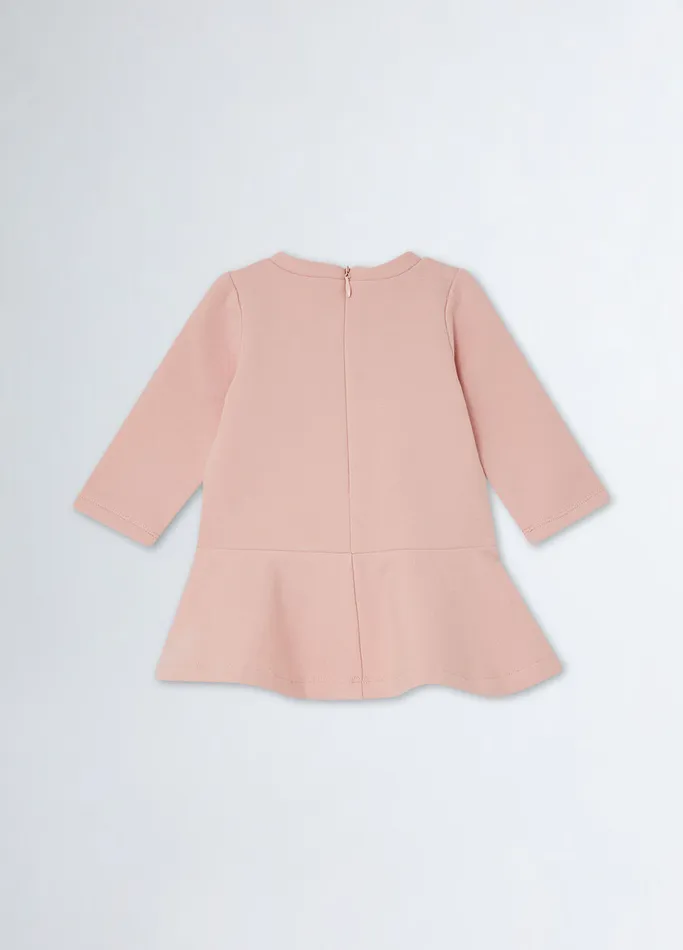 Kids Liujo Dresses and Sets Plush Dress With Logo Pink