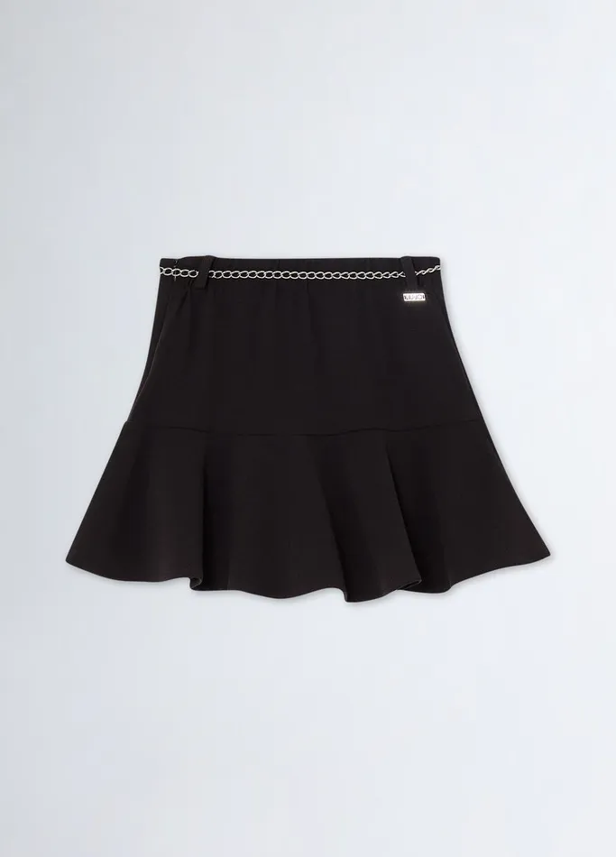 Kids Liujo Trousers and Skirts Stretch Skirt Black