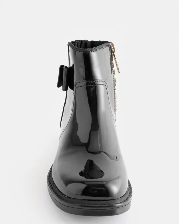 Kids LYDIANN 8211 Patent Chelsea Boots Black Ted Baker Older Girls