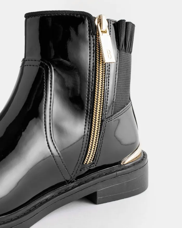 Kids LYDIANN 8211 Patent Chelsea Boots Black Ted Baker Older Girls Kids LYDIANN 8211 Patent Chelsea Boots Black Ted Baker Older Girls