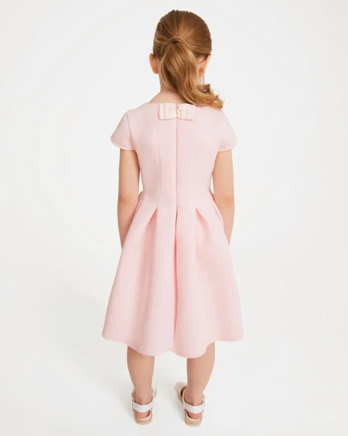 Kids NEVES 8211 Debossed Scuba Dress Pink Ted Baker Dresses Kids NEVES 8211 Debossed Scuba Dress Pink Ted Baker Dresses