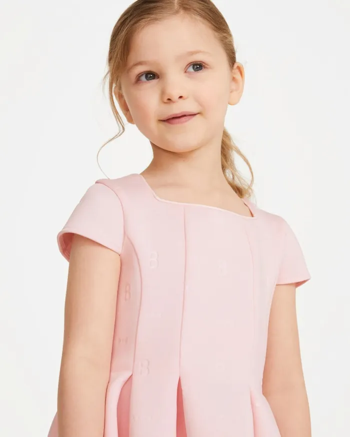 Kids NEVES 8211 Debossed Scuba Dress Pink Ted Baker Dresses Kids NEVES 8211 Debossed Scuba Dress Pink Ted Baker Dresses