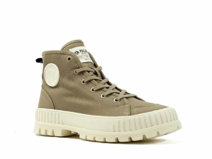 Kids Palladium Boots Pallashock Organic 2 Dusky Green