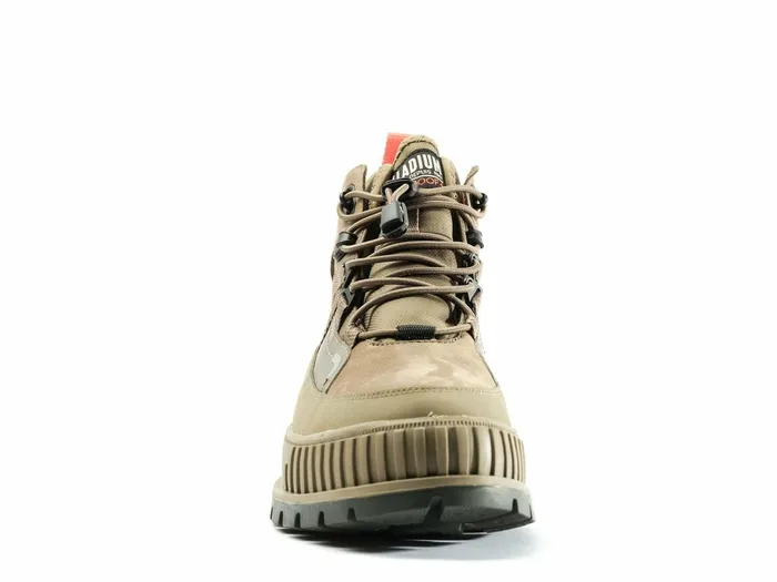Kids Palladium Boots Pallashock Travel Wp Dusky Green