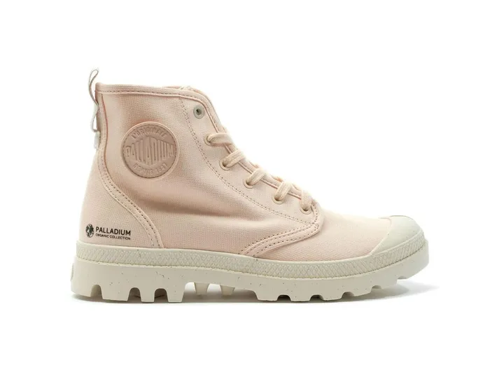 Kids Palladium Boots Pampa Hi Zip Organic Peaskin