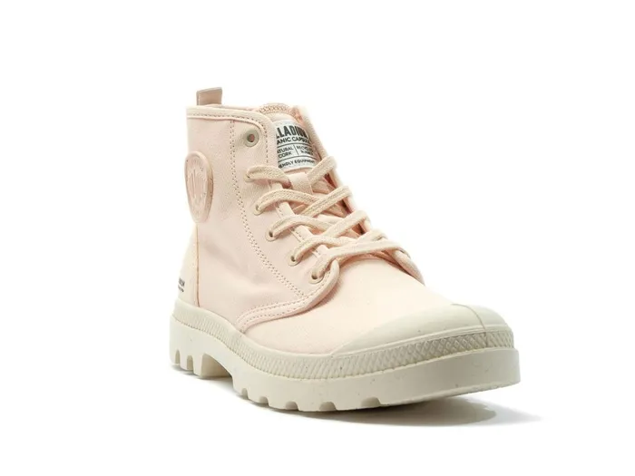 Kids Palladium Boots Pampa Hi Zip Organic Peaskin