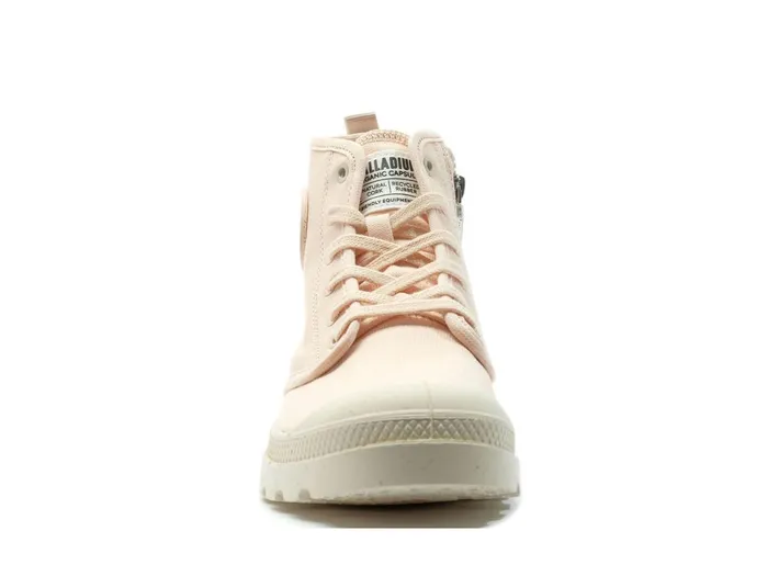 Kids Palladium Boots Pampa Hi Zip Organic Peaskin