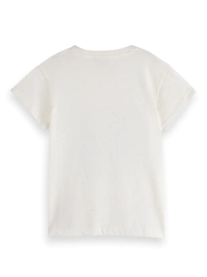 Kids RELAXEDFIT ARTWORK TSHIRT Swan Scotch and Soda TShirts and Tops