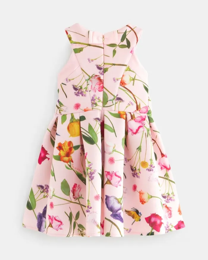 Kids SHEFFY 8211 Sleeveless Floral Print Scuba Dress Pink Ted Baker Dresses Kids SHEFFY 8211 Sleeveless Floral Print Scuba Dress Pink Ted Baker Dresses