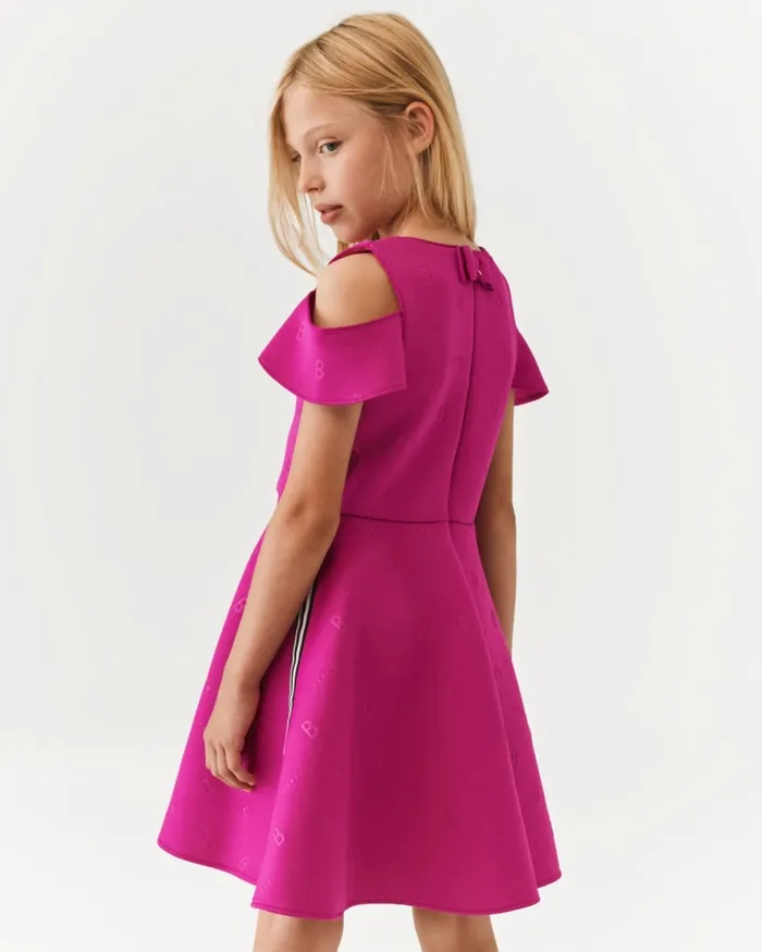 Kids TRUDILA 8211 Tiered Scuba Dress Pink Ted Baker Dresses Kids TRUDILA 8211 Tiered Scuba Dress Pink Ted Baker Dresses