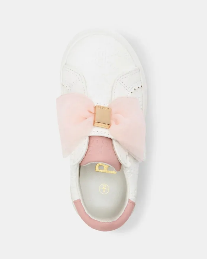 Kids WILMAY 8211 Bow Embellished Trainers White Ted Baker Younger Girls Kids WILMAY 8211 Bow Embellished Trainers White Ted Baker Younger Girls