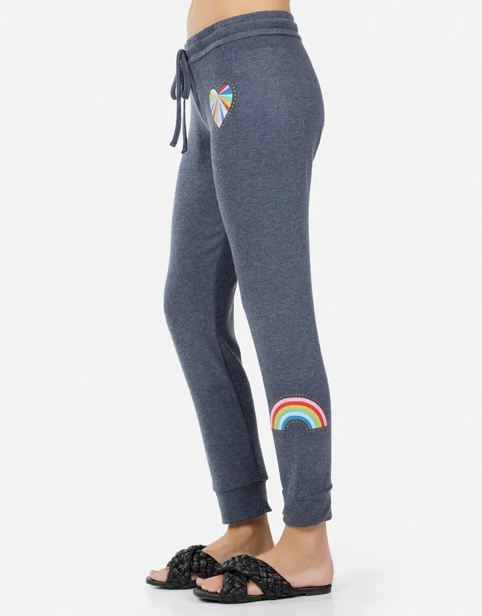 Kizzy Studded Stripe Peace Navy Women039s Lauren Moshi Long Sweatpants