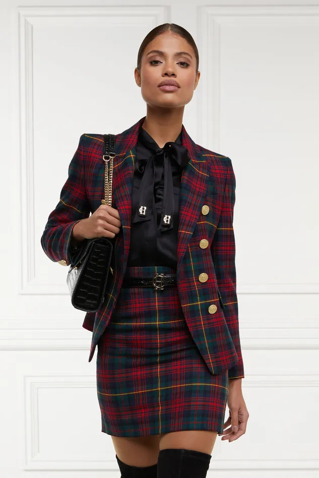 Knightsbridge Blazer Logan Tartan Women Holland Cooper Jackets