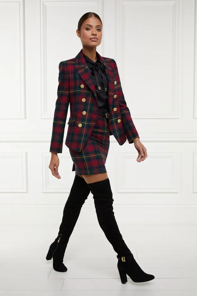 Knightsbridge Blazer Logan Tartan Women Holland Cooper Jackets