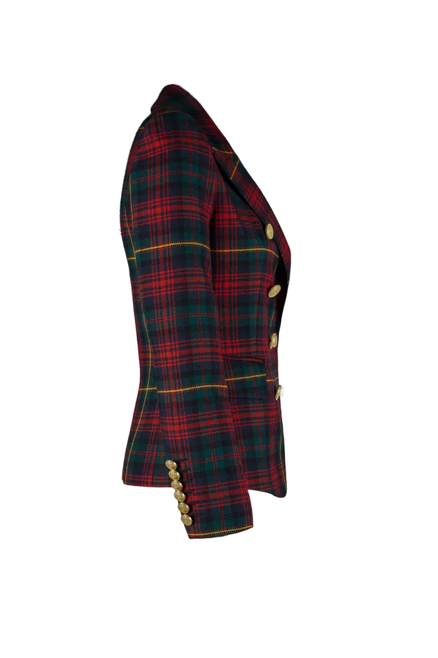 Knightsbridge Blazer Logan Tartan Women Holland Cooper Jackets