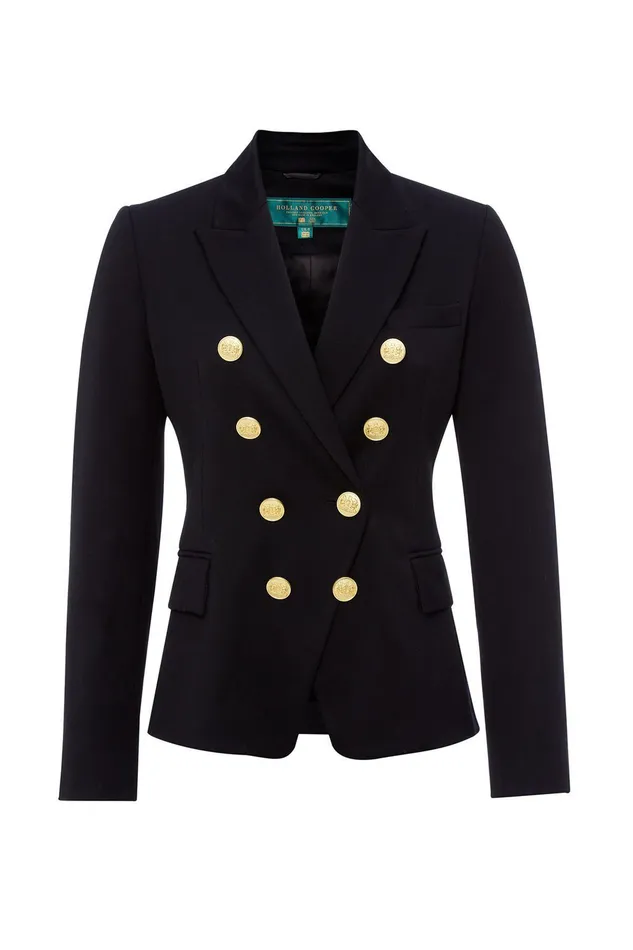 Knightsbridge Blazer Navy Barathea Women Holland Cooper Jackets