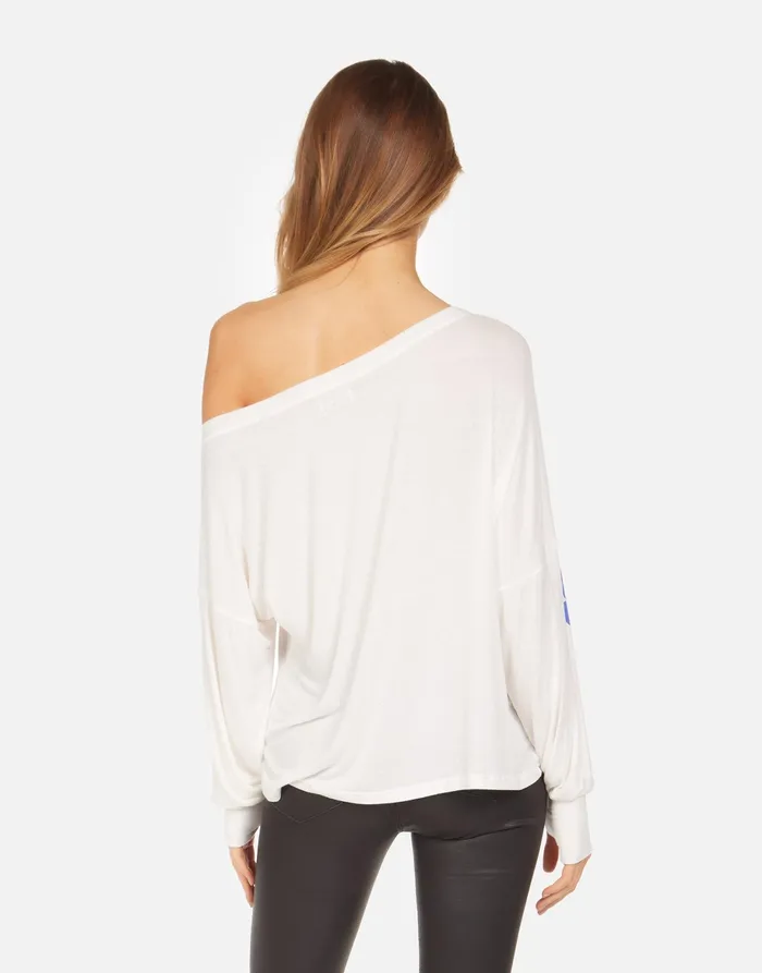 Krista Peace Evil Eye Milk Women039s Lauren Moshi Long Sleeve