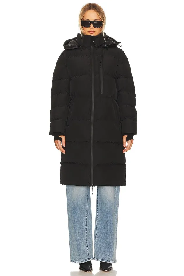 Kyler Puffer Coat Black Women Lovers Friends Jackets and Coats