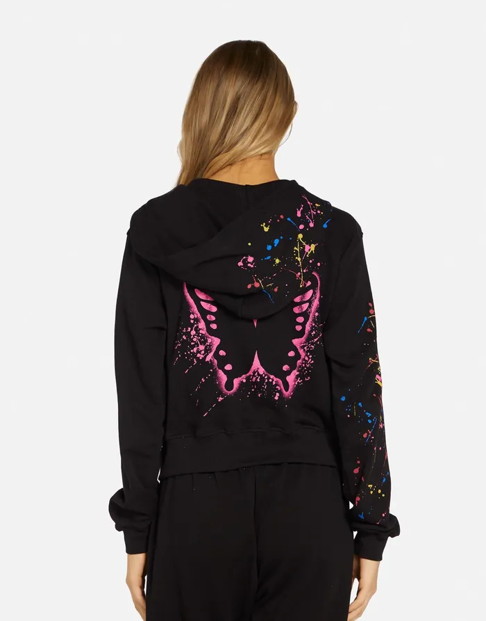 Lachelle Splatter Elements Black Women039s Lauren Moshi Long Sleeve