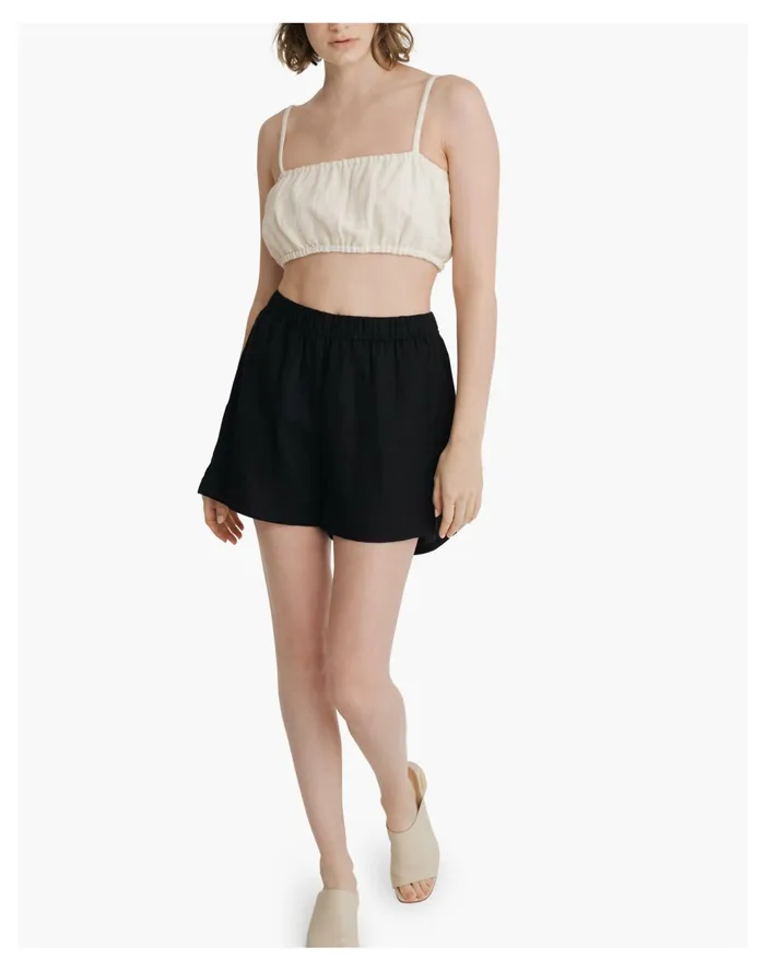 LAUDE The Label Everyday Short Black Women Madewell Shorts